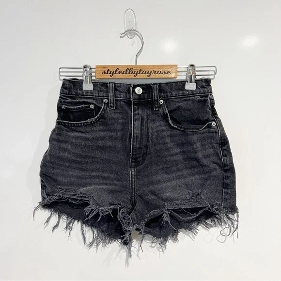 Abercrombie & Fitch Curve Love High Rise Mom Short - Picture 3 of 6